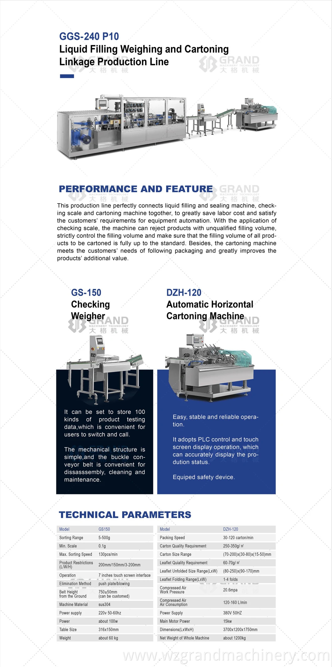 Full Automatic Antiviral Oral Liquid Filling Sealing Machine with Weighing and Cartoning Linkage Production Line Ggs-240 P10